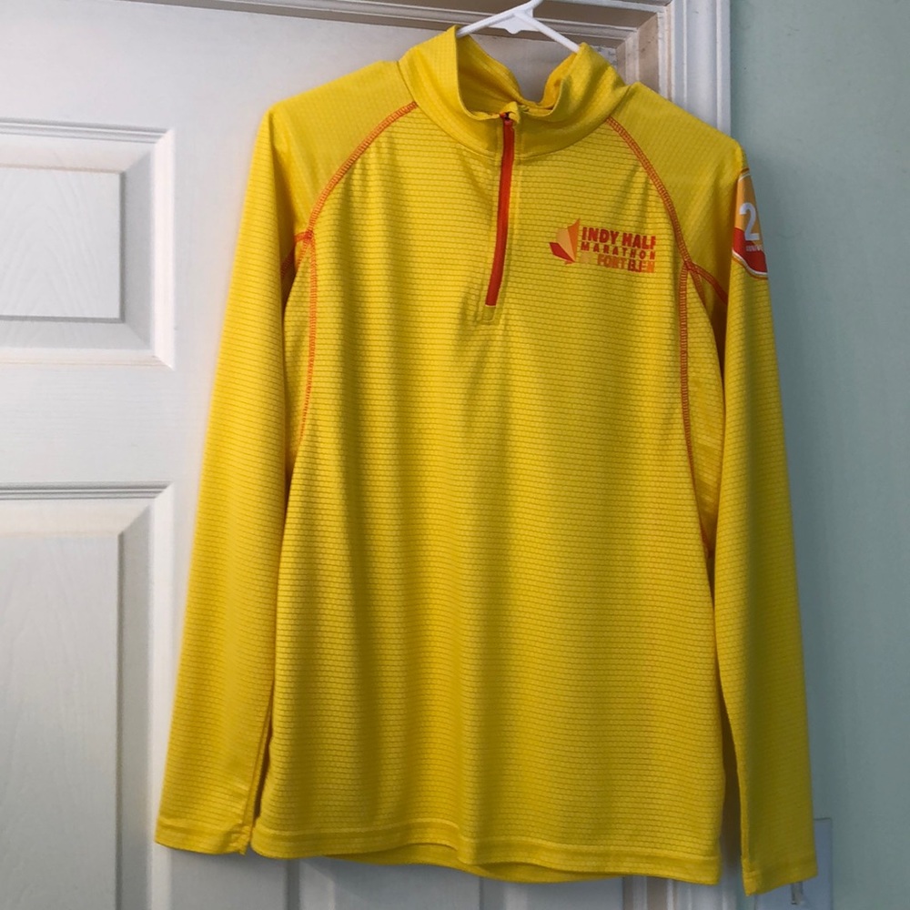 Quarter zip long sleeve shirt